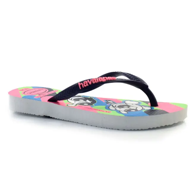 Chinelo Infantil Havaianas Slim Powerpuff Colorido 4149886