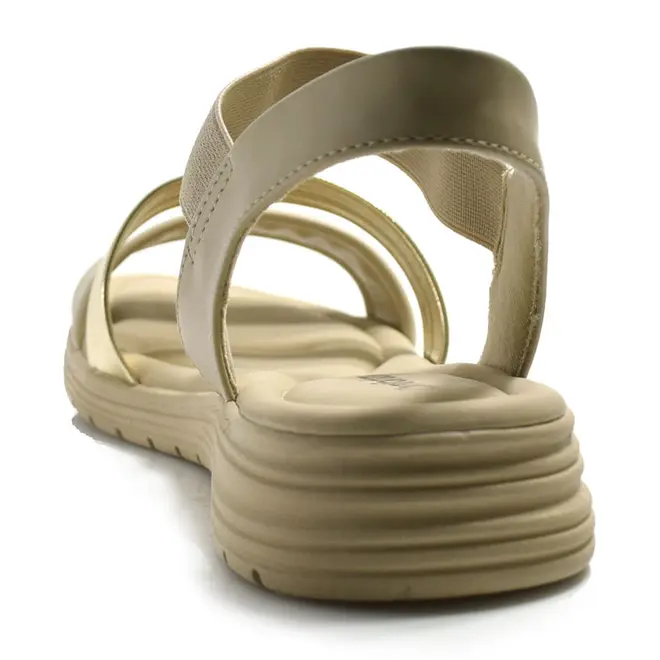 Papete Feminina Comfortflex Bege 2551406