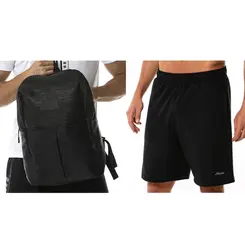 Kit Mizuno masculino 1 Bermuda casual Eco + 1 Mochila Top