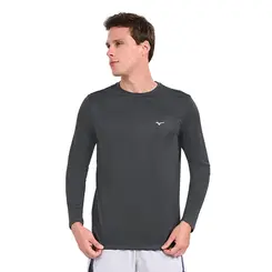 Camiseta Manga Longa de Treino Masculina Mizuno Energy