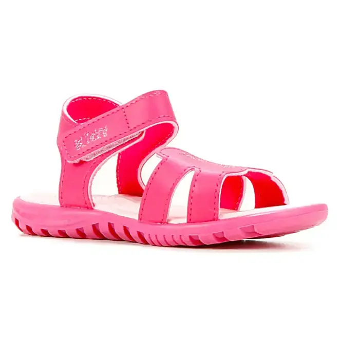 Sandália Flat Infantil Feminina Kidy Gloss - Pink