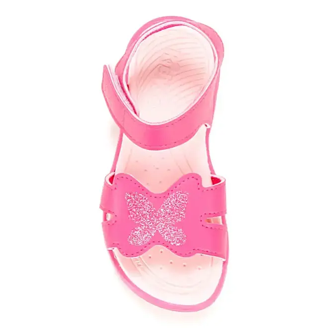 Sandália Flat Infantil Feminina Kidy Gloss - Pink