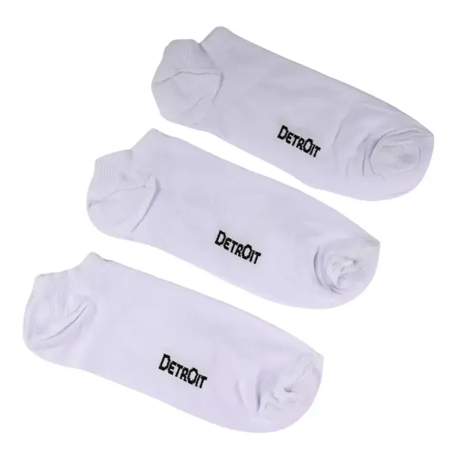 Meia Casual Masculina Detroit - Branca