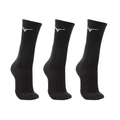 Kit Meia Cano Alto Mizuno Prime tam. 33-38 - Pacote com 3 pares