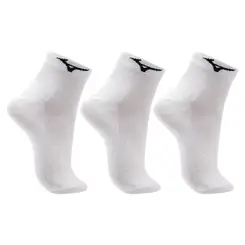Kit Meia Cano Curto Mizuno Basic tam. 39-44 - Pacote com 3 pares
