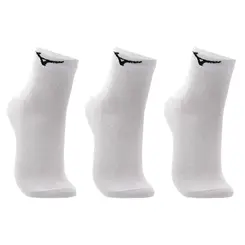 Kit Meia Cano Curto Mizuno Basic tam. 39-44 - Pacote com 3 pares