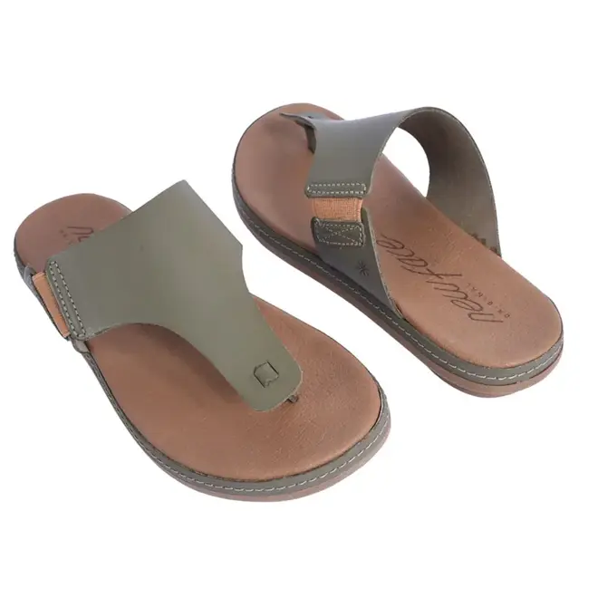 Tamanco New Face Couro Verde - Feminino