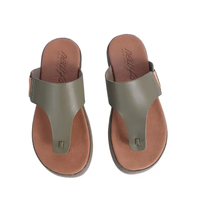 Tamanco New Face Couro Verde - Feminino
