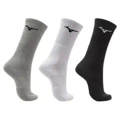 Kit Meia Cano Alto Mizuno Prime tam. 39-44 - Pacote com 3 pares