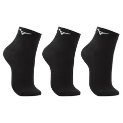 Kit Meia Cano Curto Mizuno Basic tam. 39-44 - Pacote com 3 pares