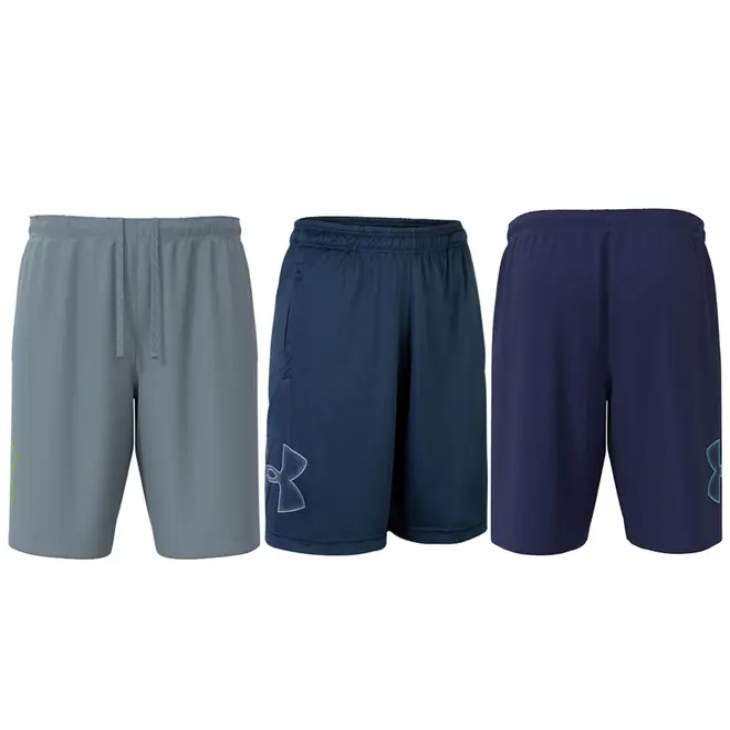 Kit 3 Shorts masculinos  Under Armour Tech Graphic