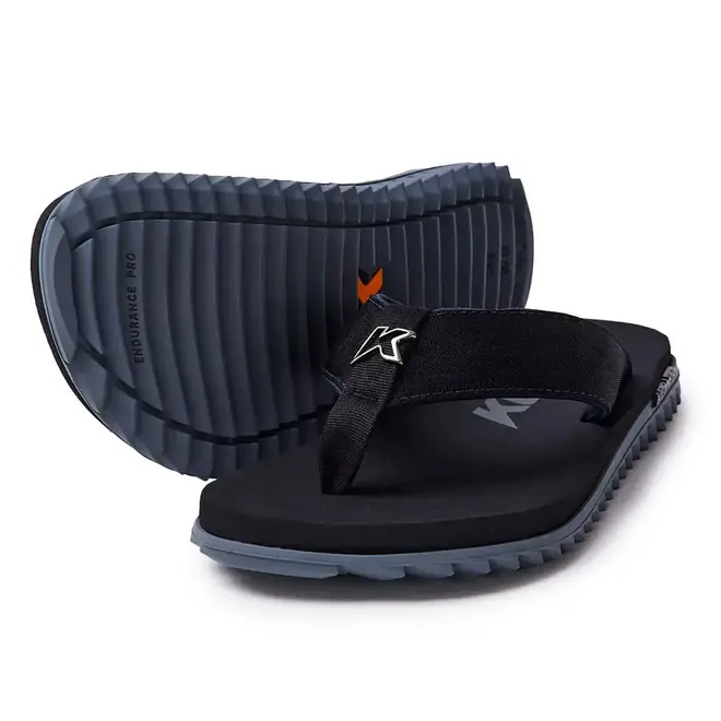 Chinelo Dedo Kenner Kivah Preto e Cinza Masculino