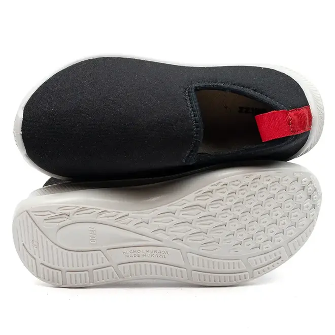 Tênis Blittz Preto e Vermelho Menino
