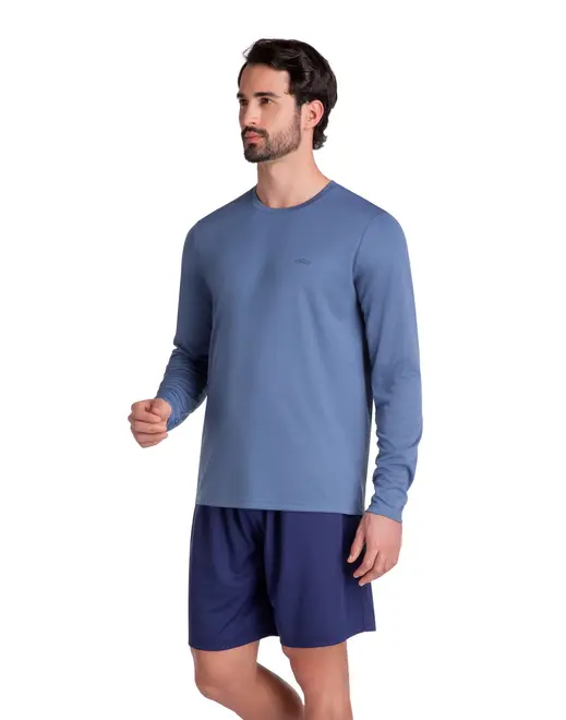 Camiseta Essential Manga Longa Olympikus
