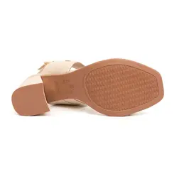 Sandália Salto Ramarim Coconut Feminina