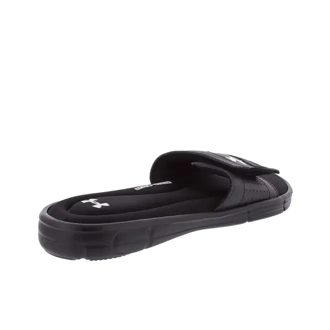 Chinelo Slide Under Armour Ignite Preto e Branco Masculino