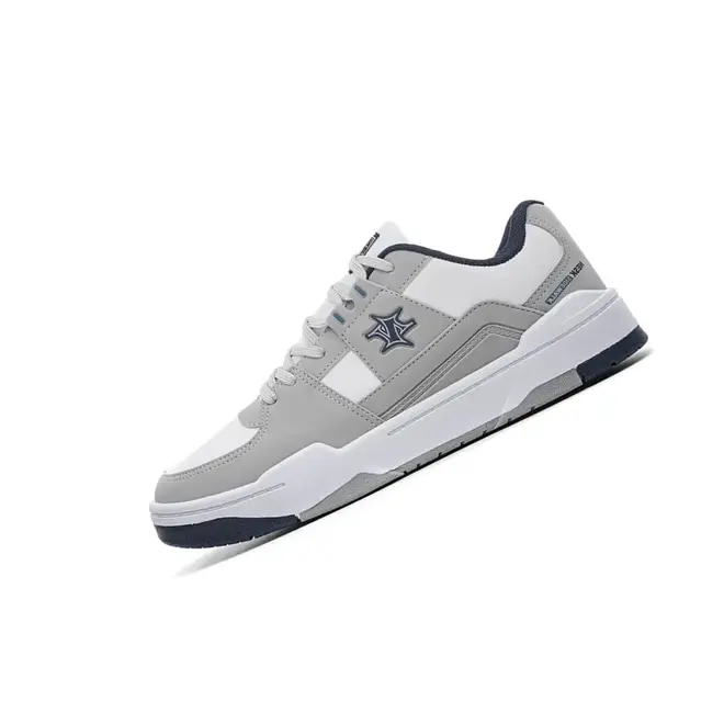 Tênis Casual Nesk Cinza e Branco Masculino