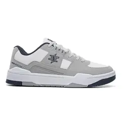 Tênis Casual Nesk Cinza e Branco Masculino