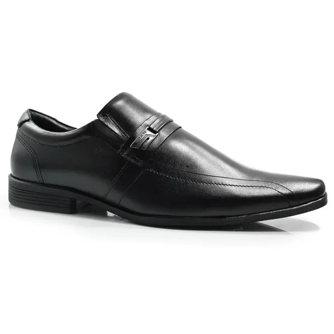 Sapato Social de Couro Ferracini Liverpool Preto 4084