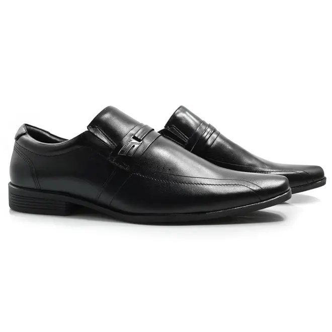 Sapato Social de Couro Ferracini Liverpool Preto 4084