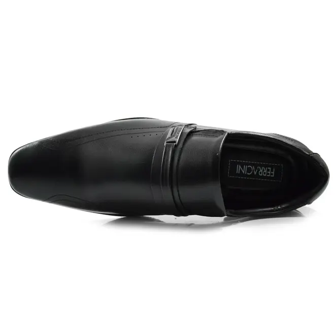 Sapato Social de Couro Ferracini Liverpool Preto 4084