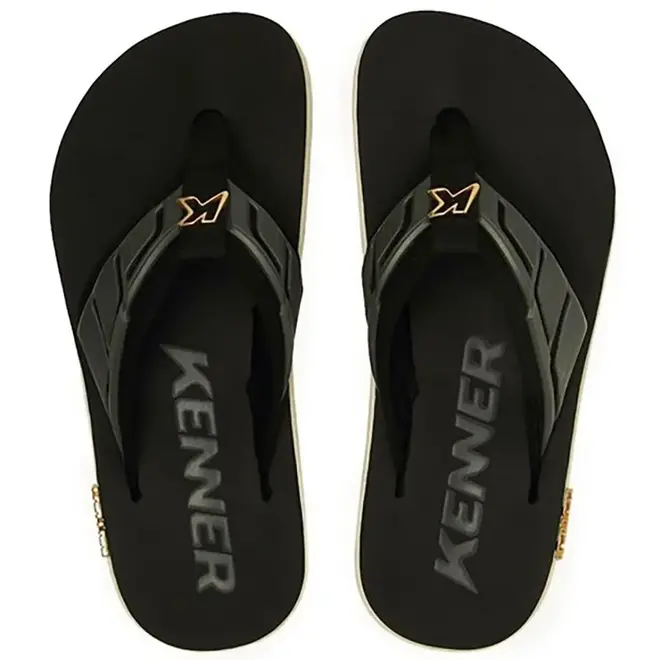 Chinelo Dedo Kenner Kivah Full Force Preto Masculino