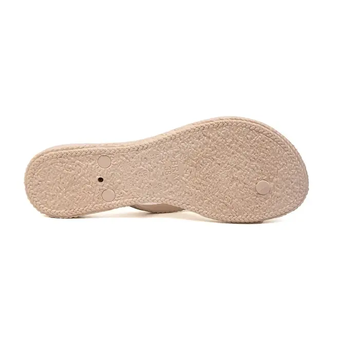 Chinelo Dedo Terra e Água Creme Feminino