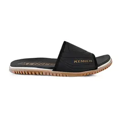 Chinelo Slide Kenner Preto e Areia Masculino