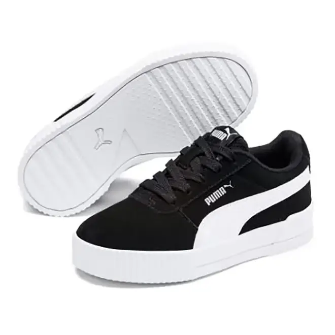 Tênis Esportivo Puma Carina 3.0 SD BDP Branco e Preto Feminino