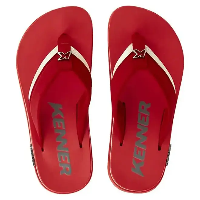 Chinelo Dedo Kenner Kivah Colors Vermelho Masculino