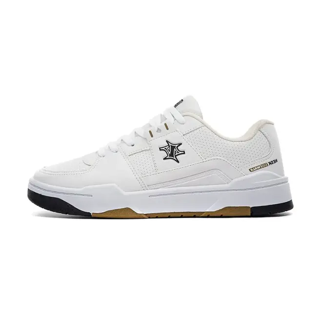 Tênis Casual Nesk Branco e Preto Masculino
