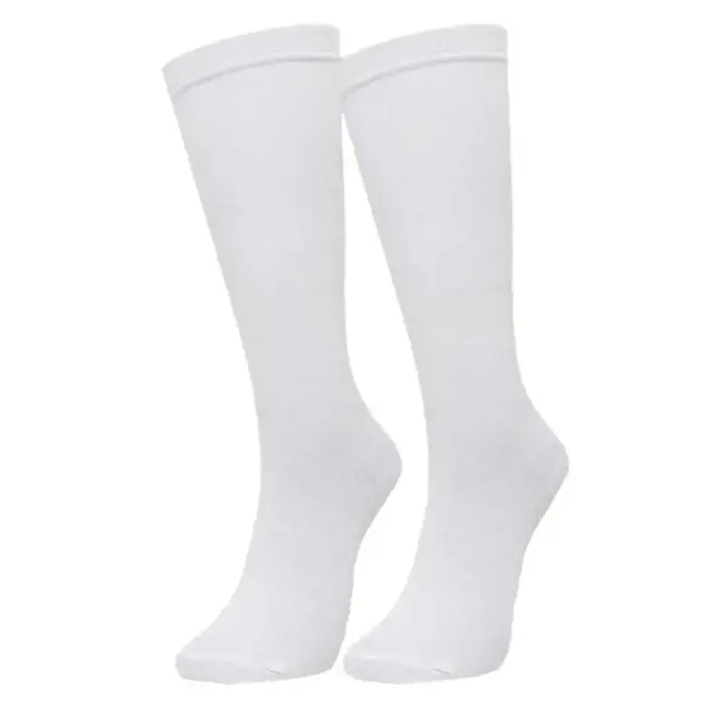 Meia Casual Selene Cano Alto Branco Feminino