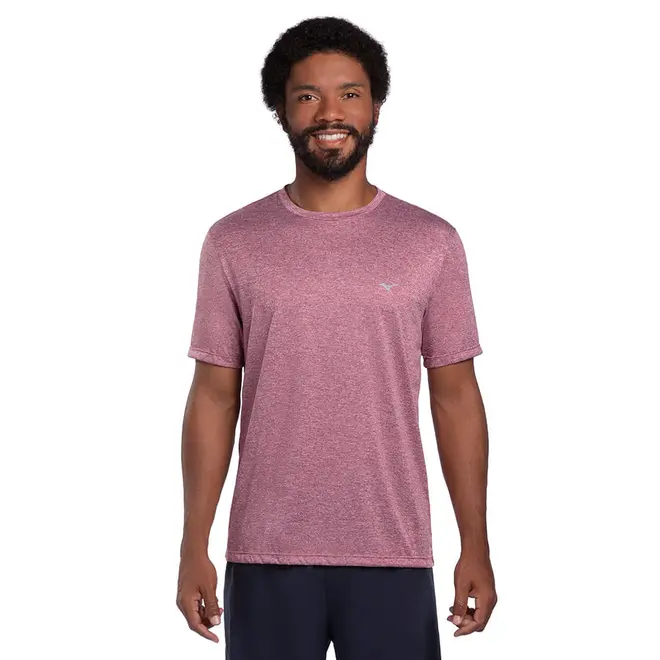Camiseta de Corrida Masculina Mizuno Run Spark 2 Mescla