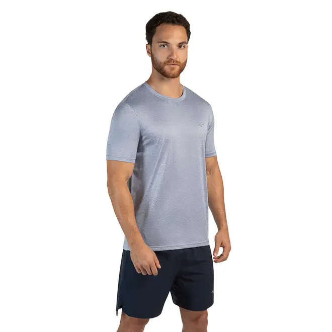 Camiseta de Corrida Masculina Mizuno Run Spark 2 Mescla