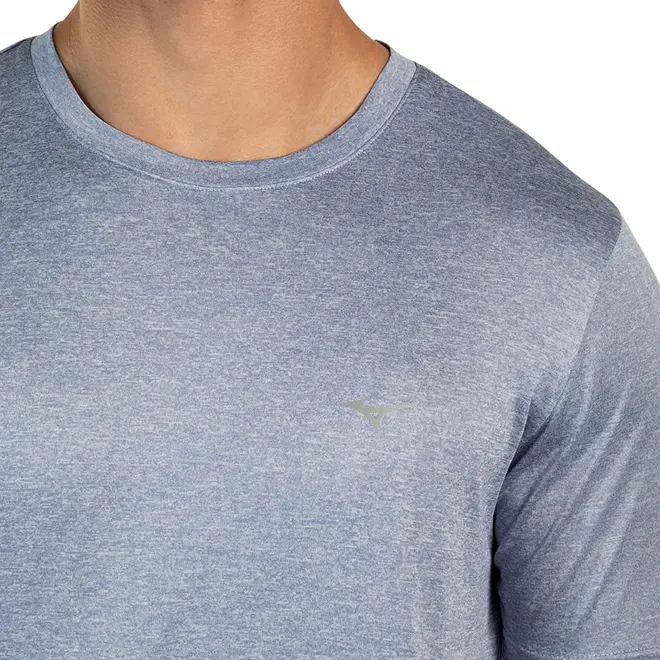 Camiseta de Corrida Masculina Mizuno Run Spark 2 Mescla