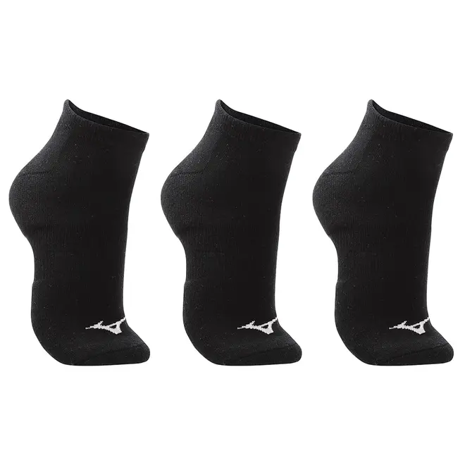 Kit Meia Sem Cano Mizuno Prime tam. 33-38 - Pacote com 3 pares