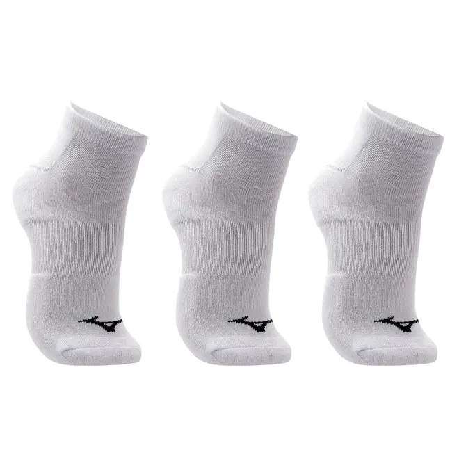 Kit Meia Sem Cano Mizuno Prime tam. 33-38 - Pacote com 3 pares