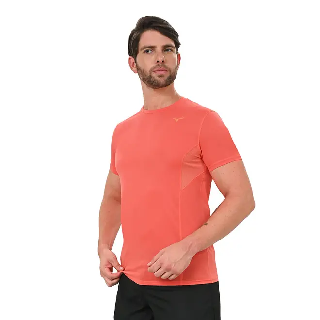 Camiseta de Corrida Masculina Mizuno Dryeaeroflow