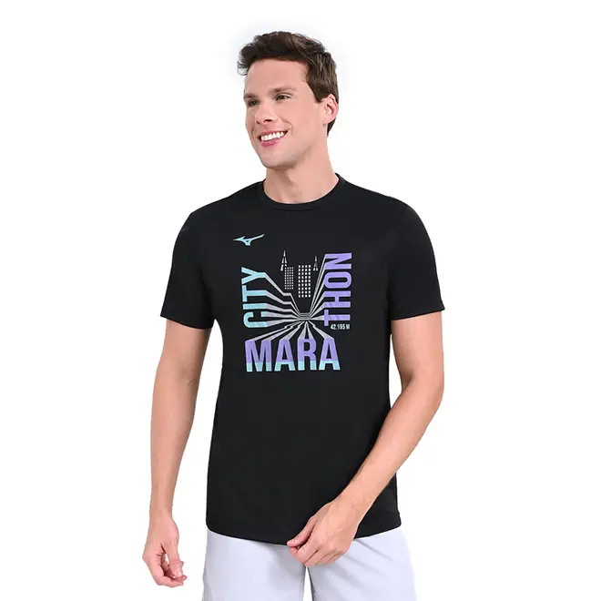 Camiseta de Treino Masculina Mizuno Energy Stamp