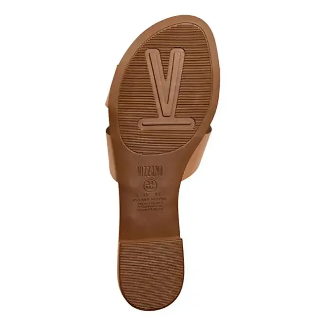 Tamanco Rasteira Vizzano Areia Feminino