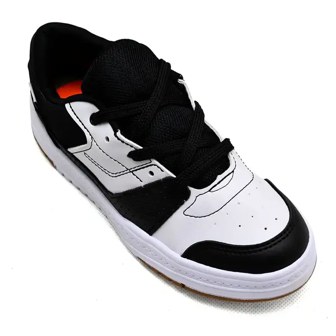 Tênis Casual Sola Caixa Kidy Preto e Branco Menino