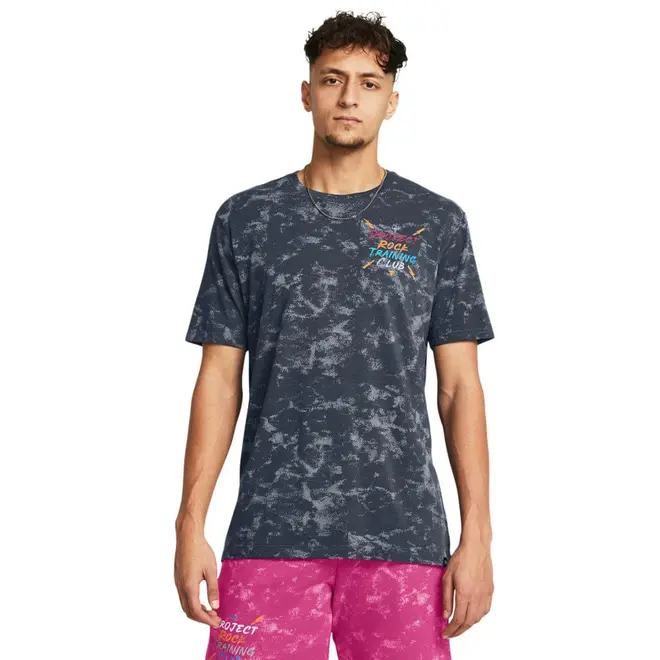 Camiseta Masculina Under Armour Project Rock AOP Graphic
