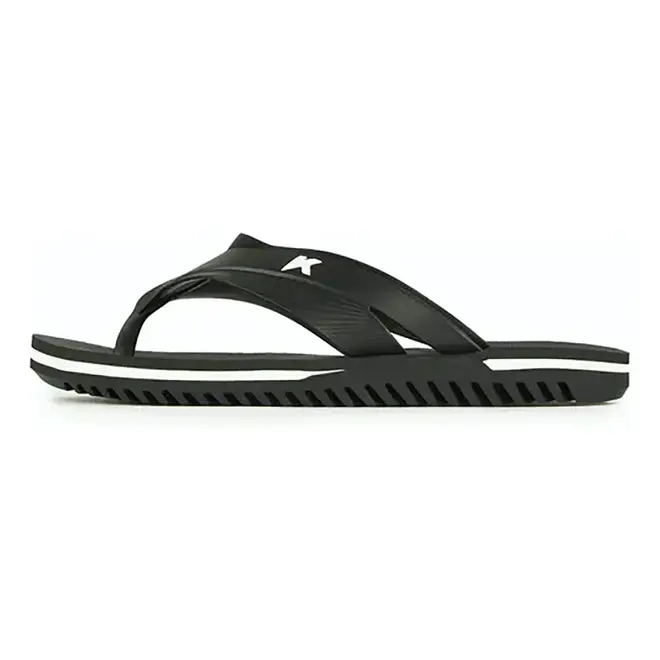 Chinelo Dedo Kenner NK6 Flux Preto e Branco Masculino