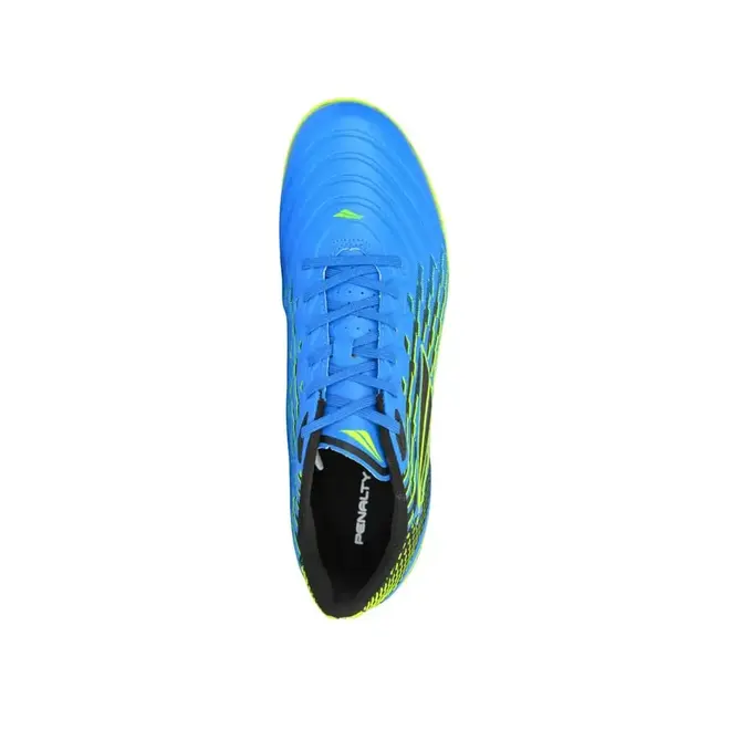 Chuteira Indoor Penalty Garra Y-2.0 Azul e Multicores Masculina