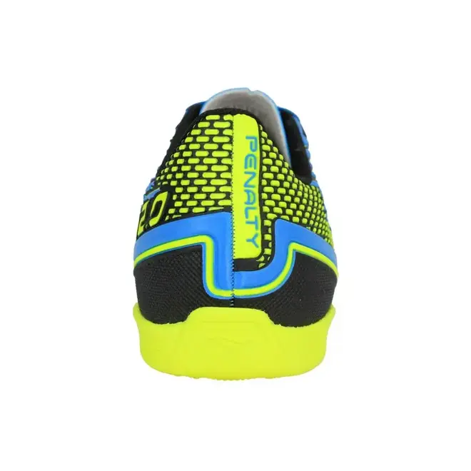 Chuteira Indoor Penalty Garra Y-2.0 Azul e Multicores Masculina