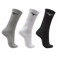 Kit Meia Cano Alto Mizuno Prime tam. 33-38 - Pacote com 3 pares