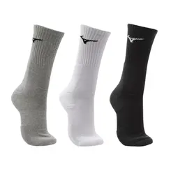Kit Meia Cano Alto Mizuno Prime tam. 33-38 - Pacote com 3 pares