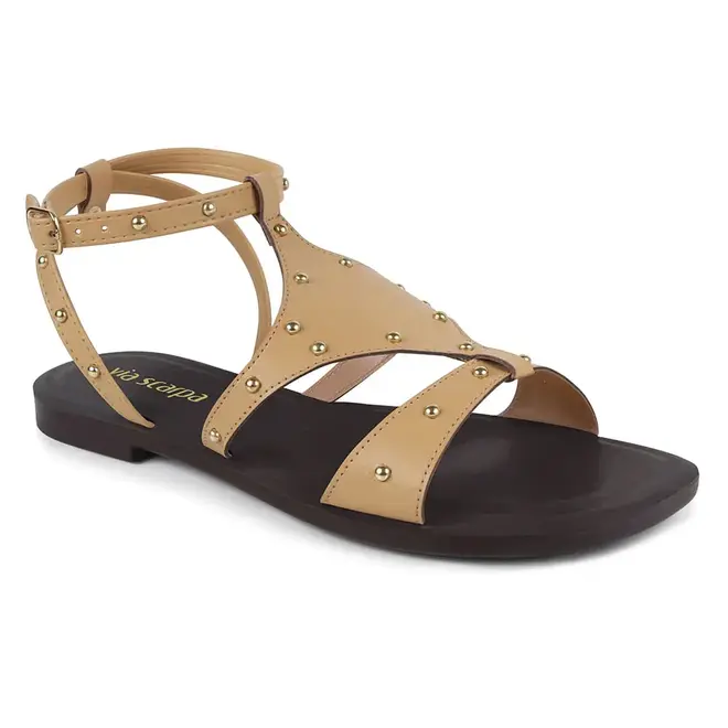 Sandália Rasteira Via Scarpa Macchiato Feminina