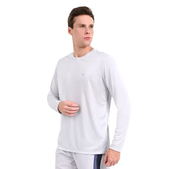 Camiseta Manga Longa de Treino Masculina Mizuno Energy