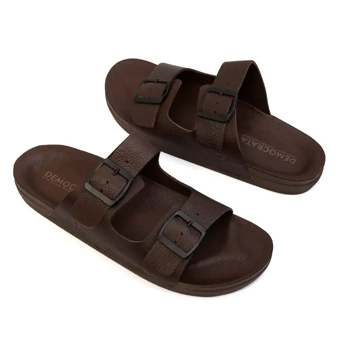 Chinelo Slide Democrata Café Masculino